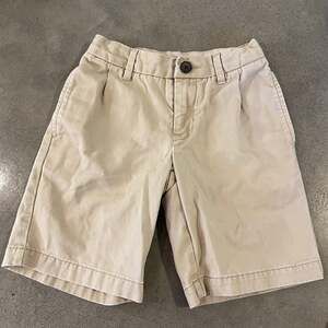 Gap kids khaki chino beige shorts uniform classic preppy boys size 6